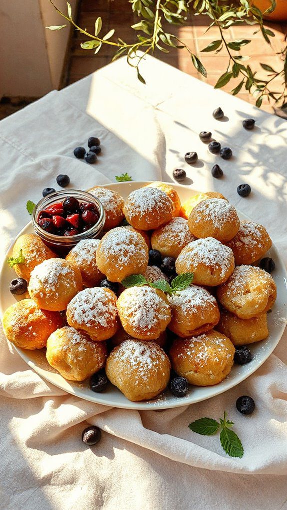 indulgent chocolate chip doughnuts