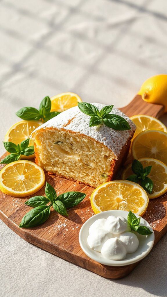 lemon basil pound cake recipe