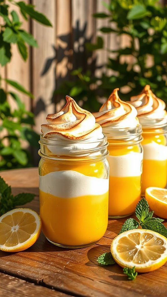 lemon meringue mason jar delights lemon meringue mason jar delights