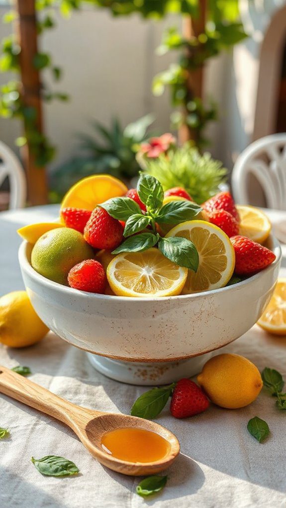 lively summer fruit salad