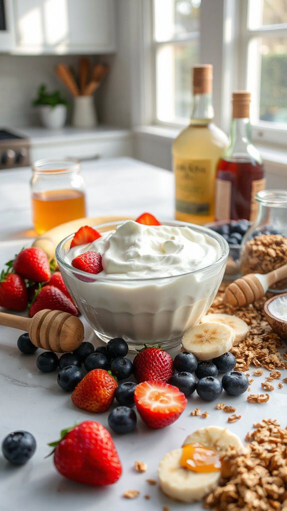 make flavored yogurt mix