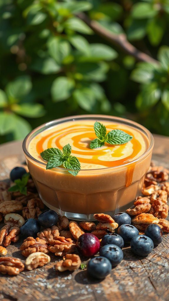 maple walnut creamy dessert
