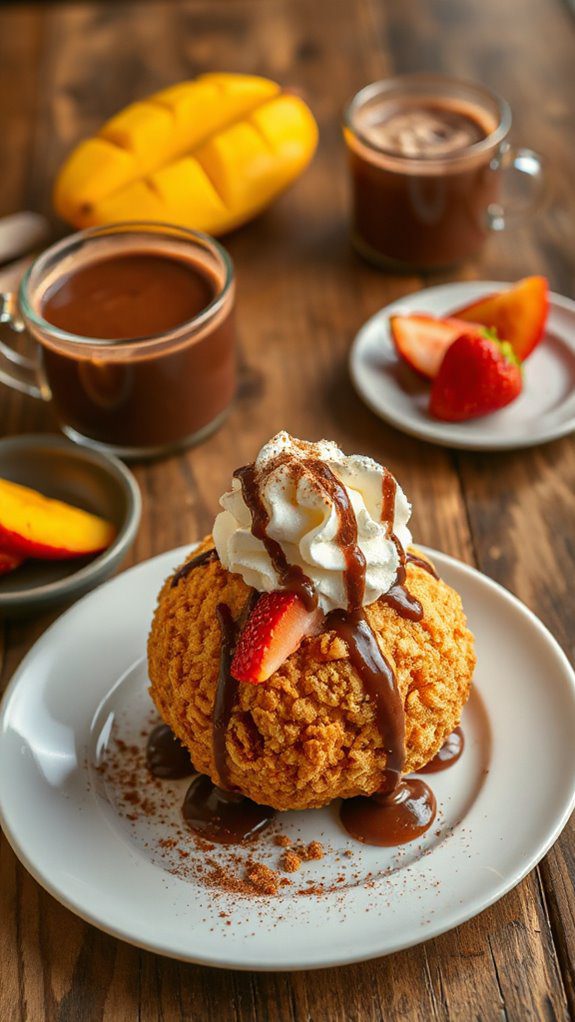 mexican fried ice cream pairings