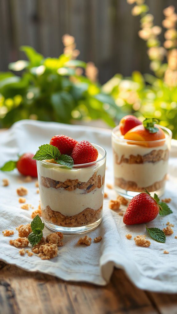 no bake cheesecake dessert cups
