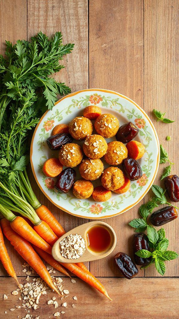 nutritious carrot energy bites