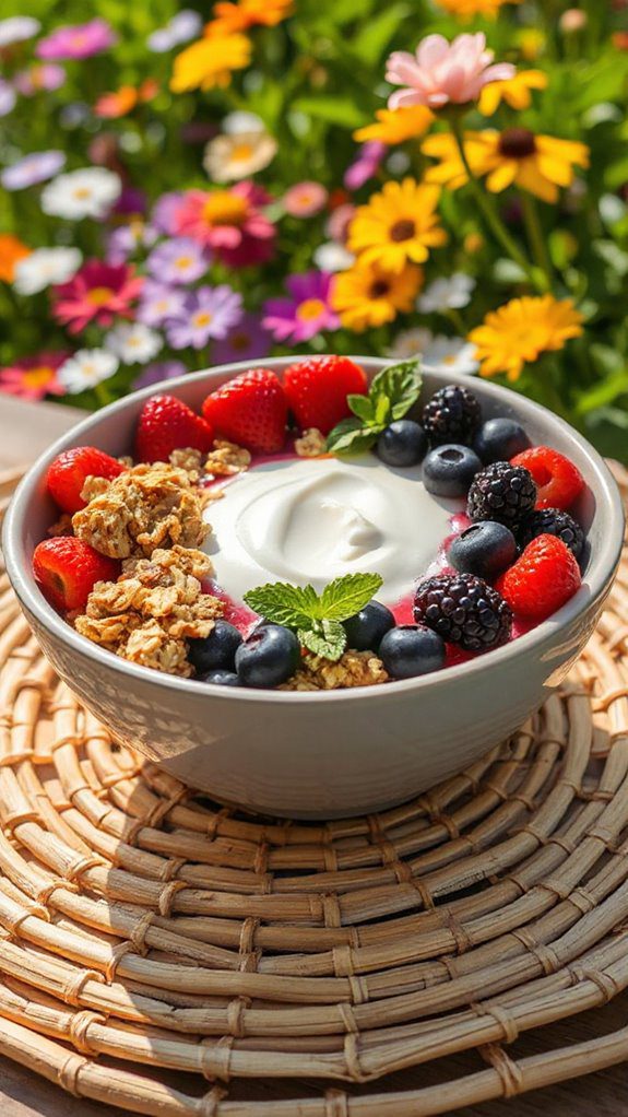 nutritious protein packed smoothie bowl