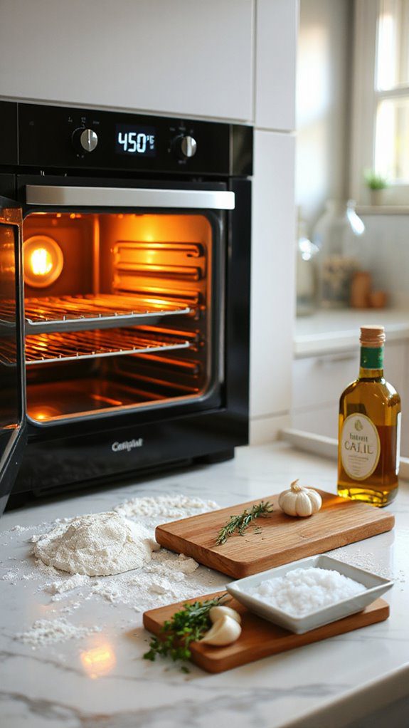 preheat oven to 450 f