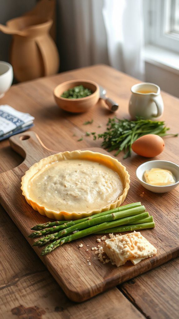 prepare the tart base