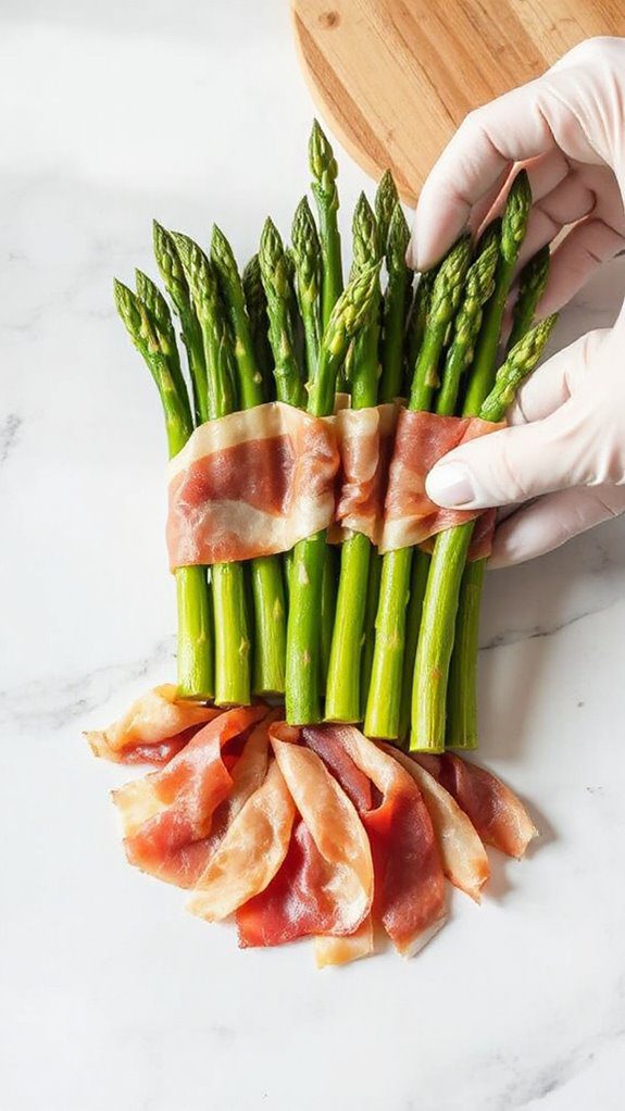 prosciutto wrapped asparagus bites prosciutto wrapped asparagus bites