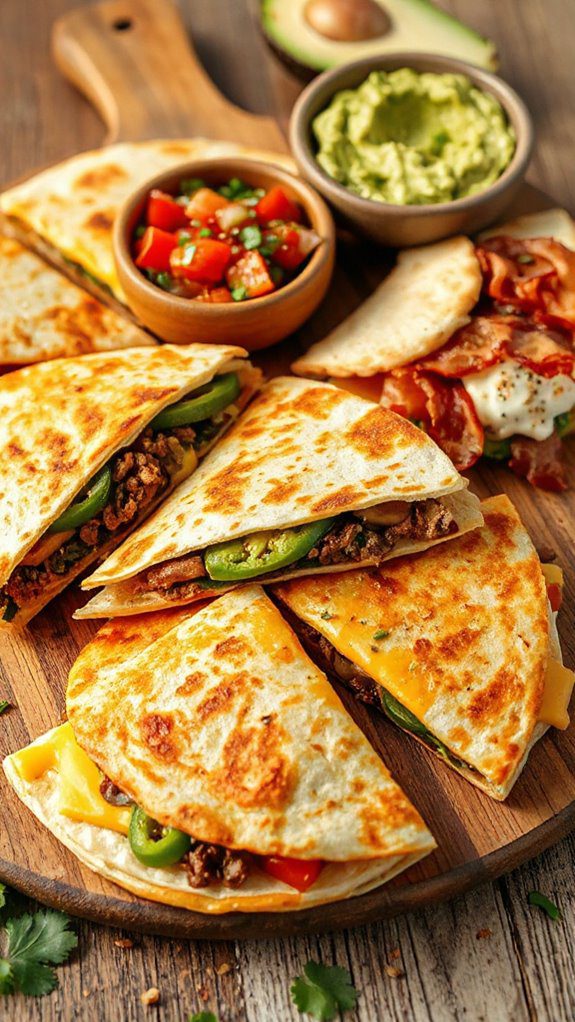 quesadilla different types offered