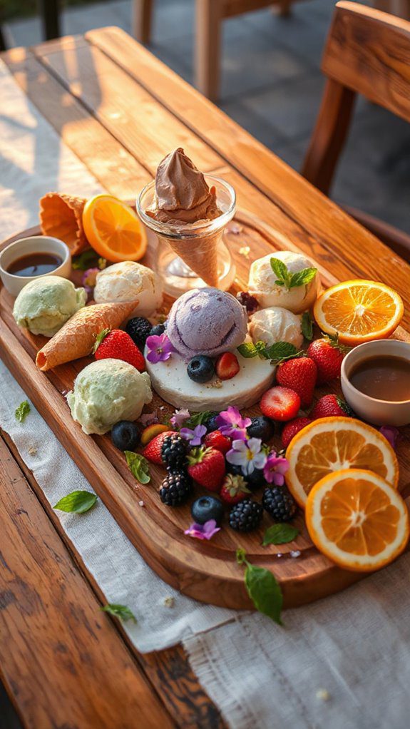 refreshing dessert board assembly