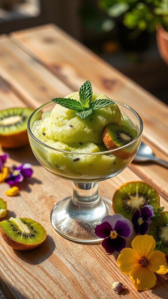 refreshing kiwi sorbet recipe refreshing kiwi sorbet recipe