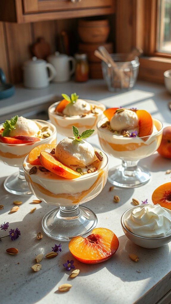 refreshing peach quark ice cream refreshing peach quark ice cream