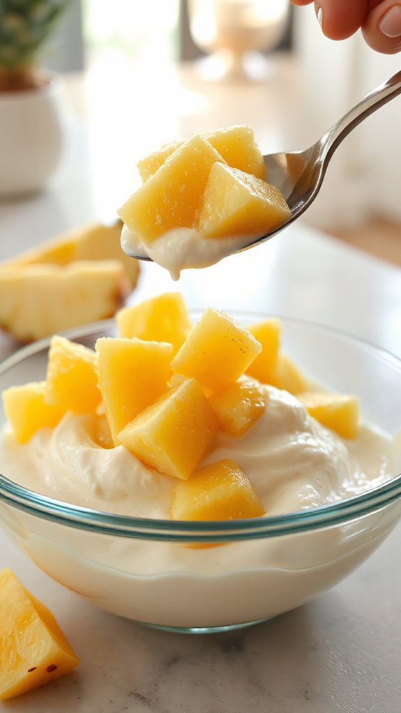 refreshing pineapple chunk delight