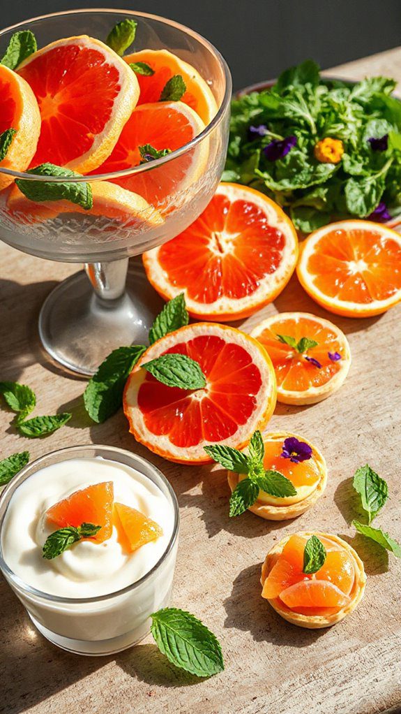 refreshing summer grapefruit salad