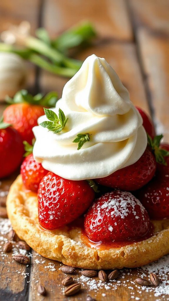 roasted strawberry fennel shortcake roasted strawberry fennel shortcake