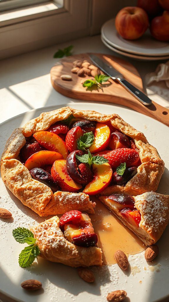 rustic summer fruit tart rustic summer fruit tart