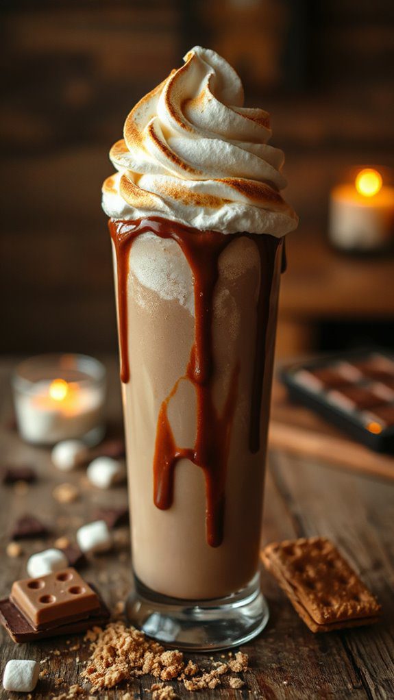 s mores flavored summer shake