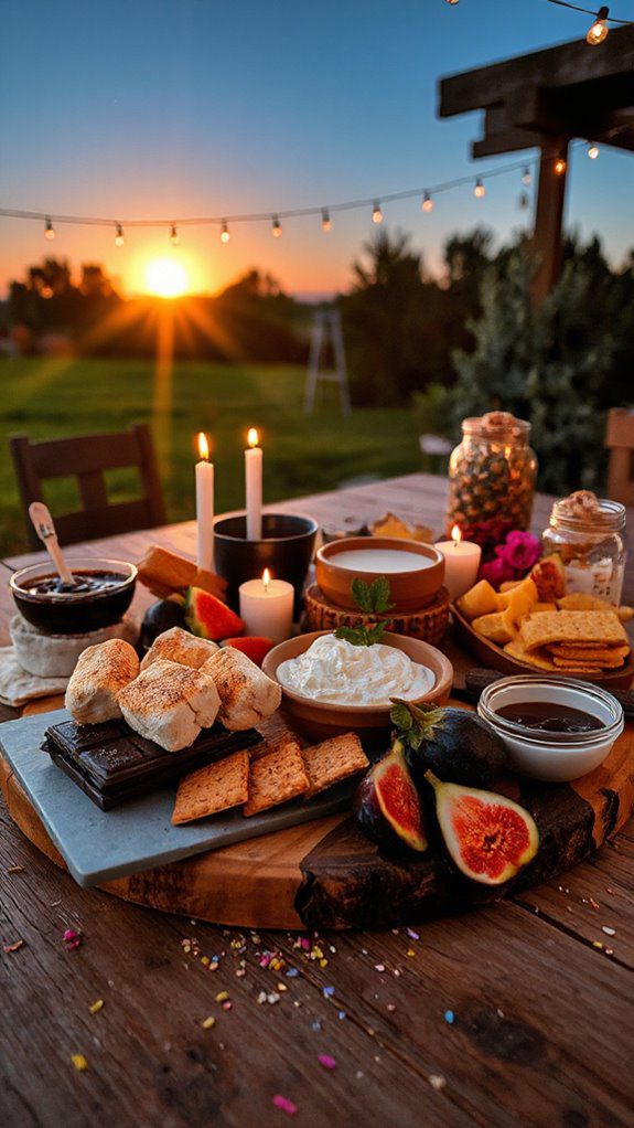 s mores night outdoor fun