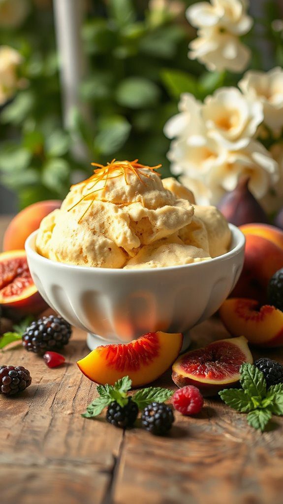 saffron infused ricotta delight