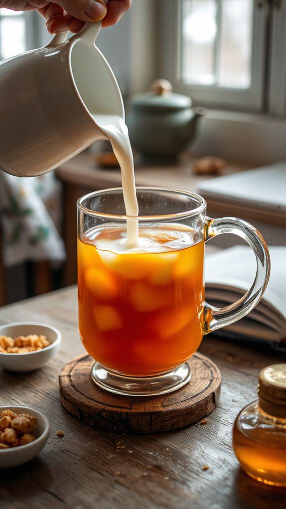 slowly incorporate the milk