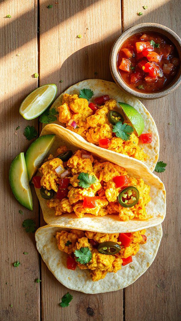 spicy vegetable filled tacos spicy vegetable filled tacos