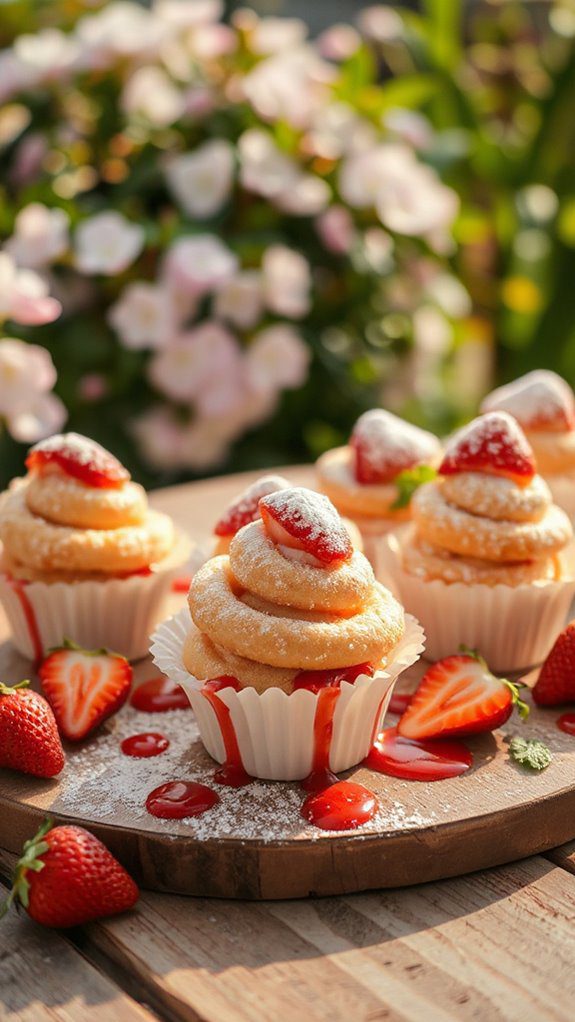 strawberry filled italian pastries recipe