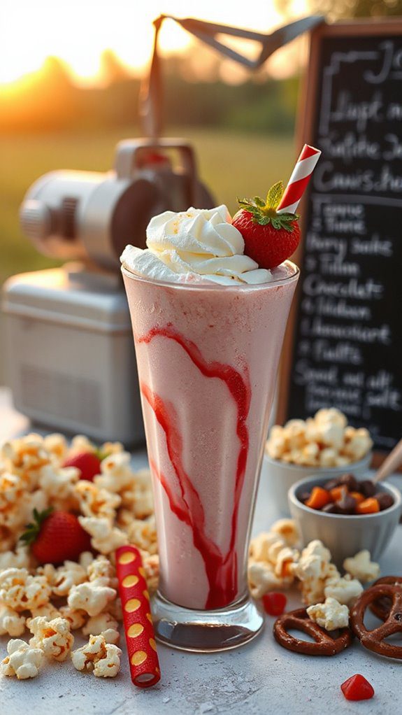 strawberry shortcake milkshake delight