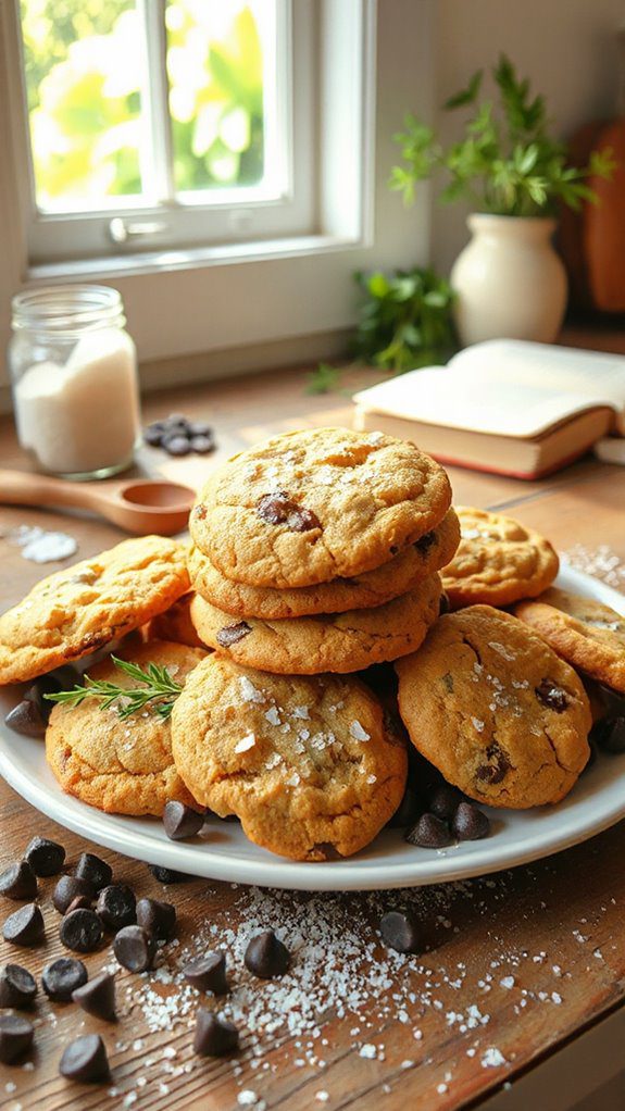 tarragon infused chocolate chip cookies tarragon infused chocolate chip cookies