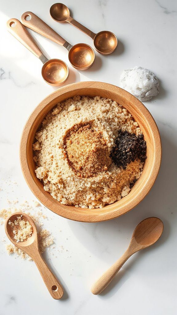 thoroughly mix dry ingredients