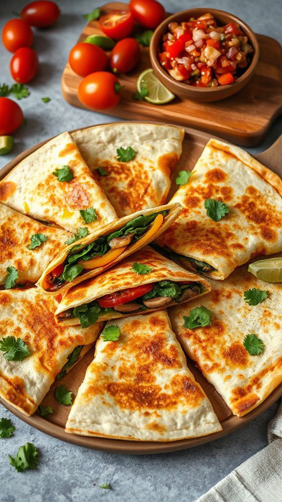 top before serving dish