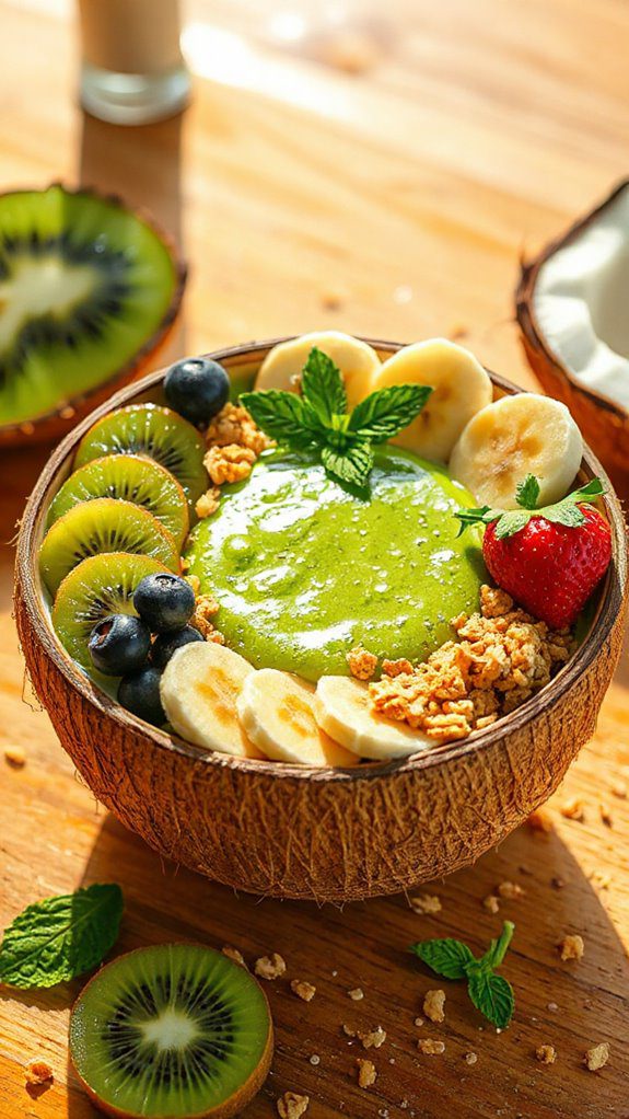tropical kiwi smoothie bowl tropical kiwi smoothie bowl