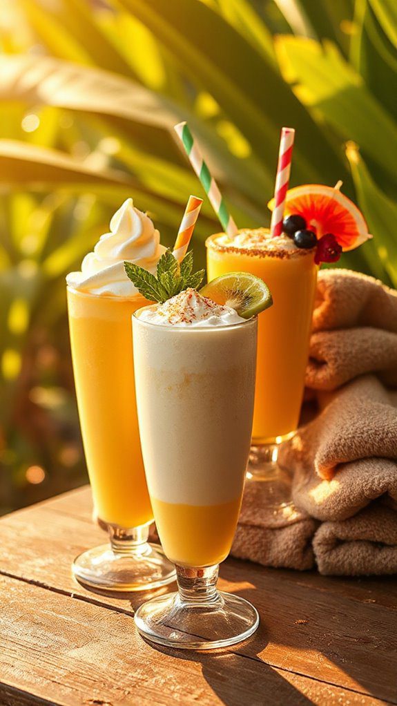 tropical mango paradise milkshake