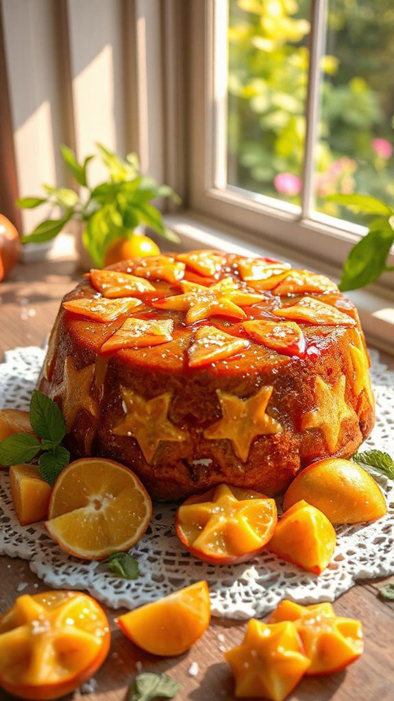 tropical starfruit cake delight