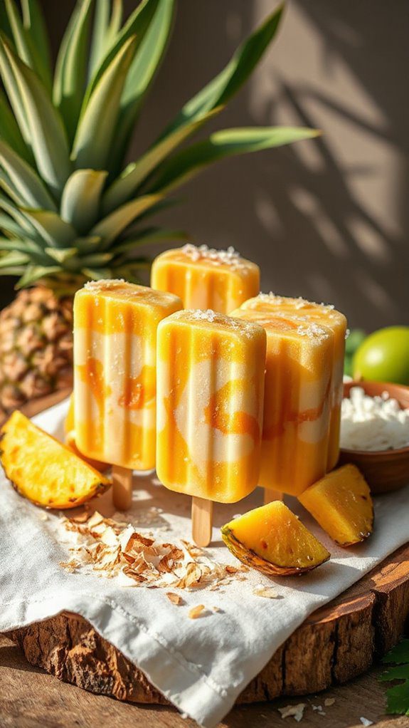 tropical summer popsicles recipe