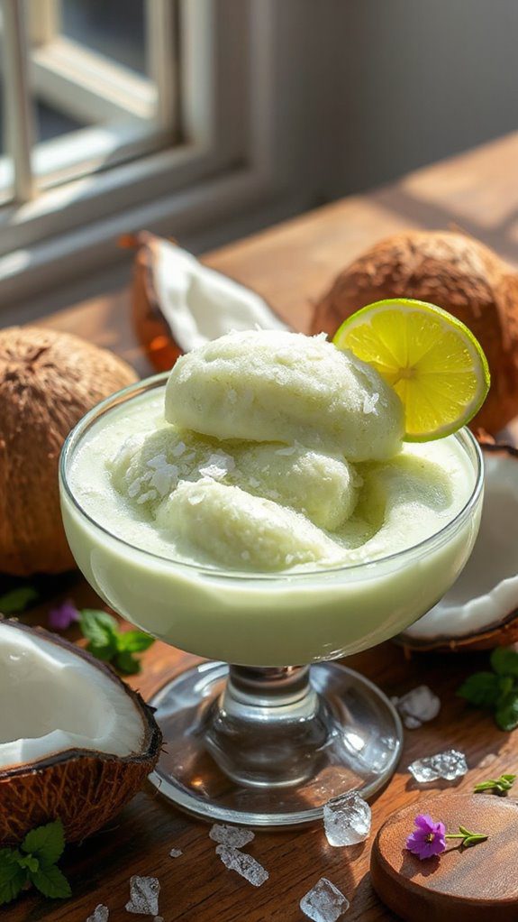 tropical vegan dessert delight