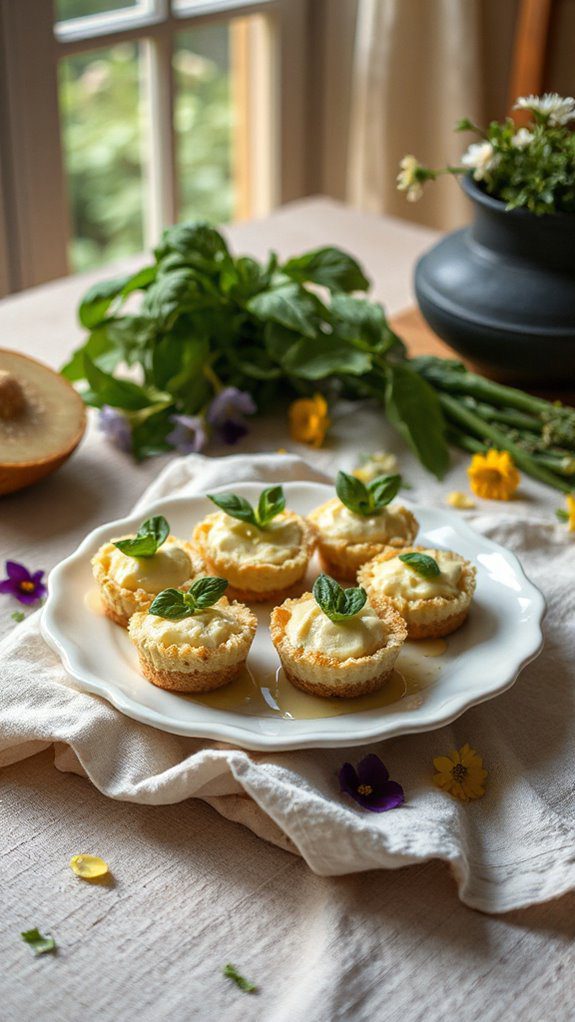 unique artichoke cheesecake bites