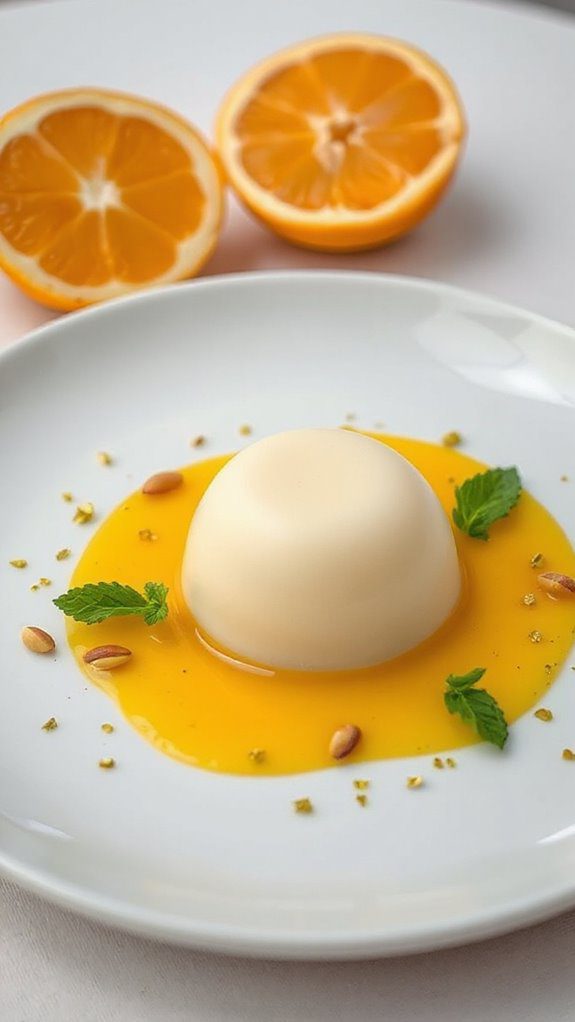 yuzu infused panna cotta delight yuzu infused panna cotta delight