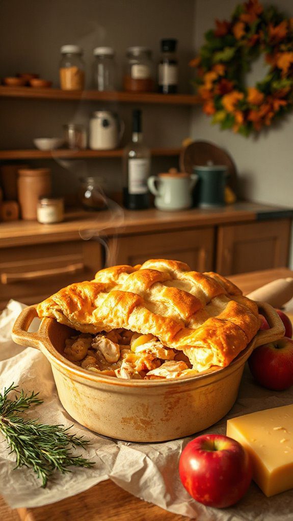 apple cheddar chicken pot pie apple cheddar chicken pot pie