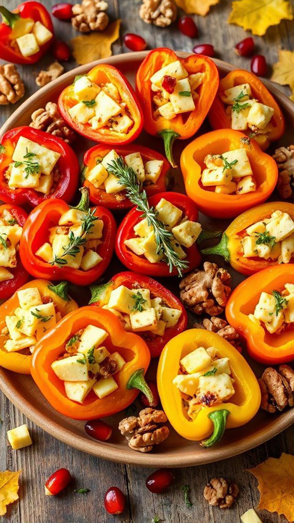 apple cheddar pepper bites