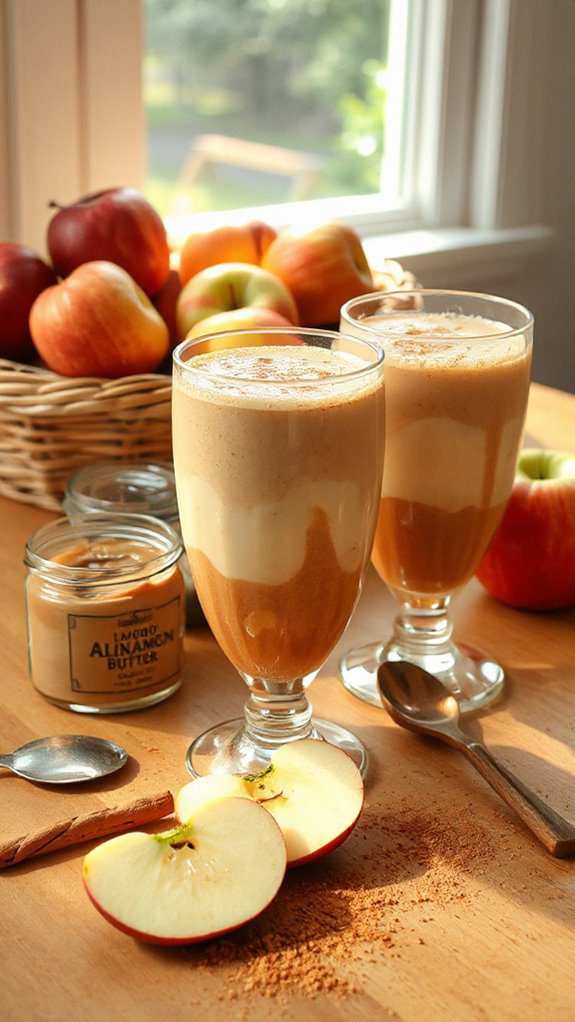 apple cinnamon protein shake