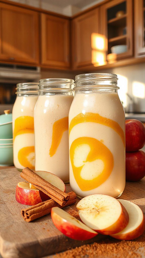 apple cinnamon protein shake