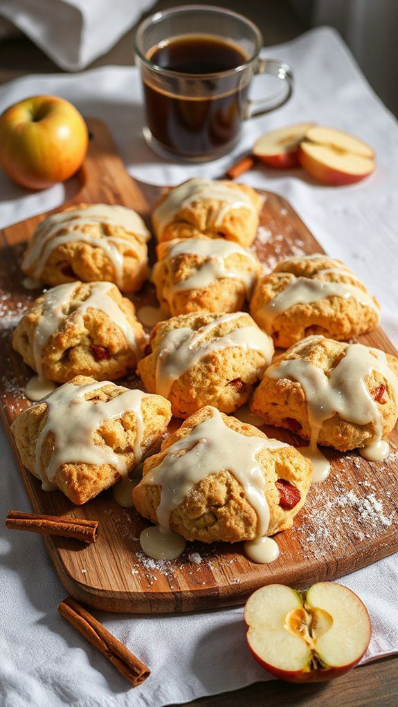 apple cinnamon scone toppings
