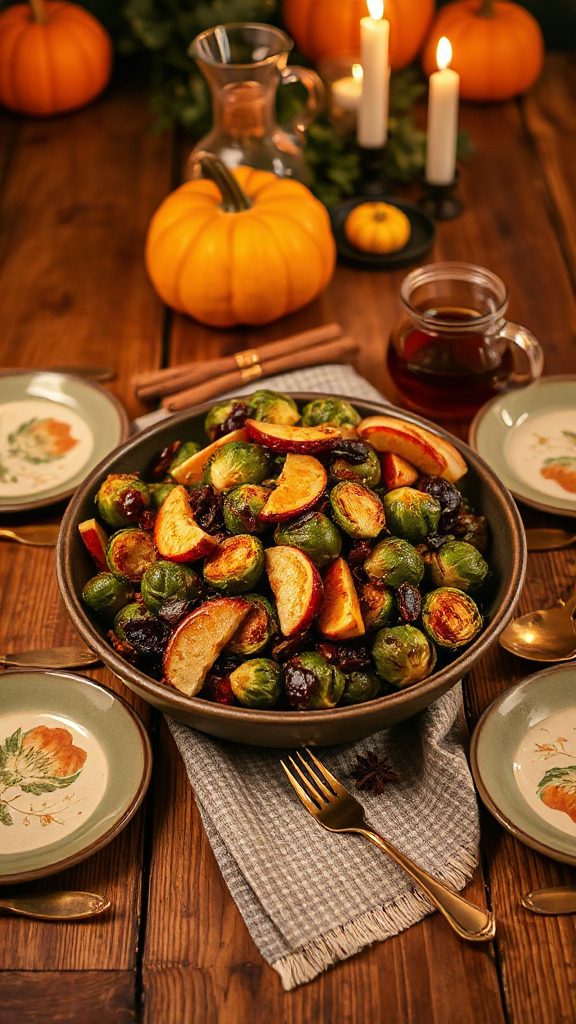 apple maple brussels sprouts recipe