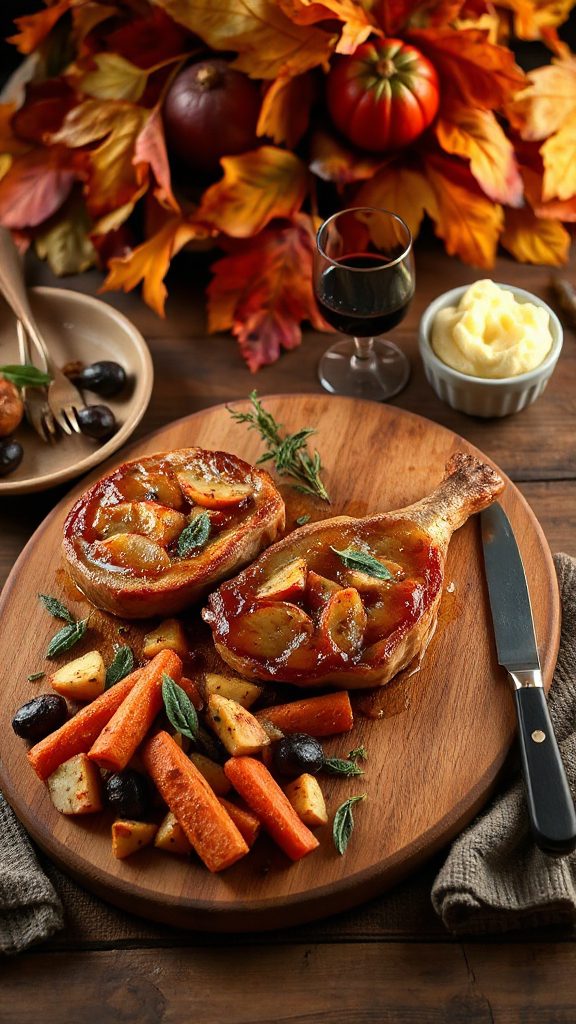 apple sage stuffed pork chops apple sage stuffed pork chops