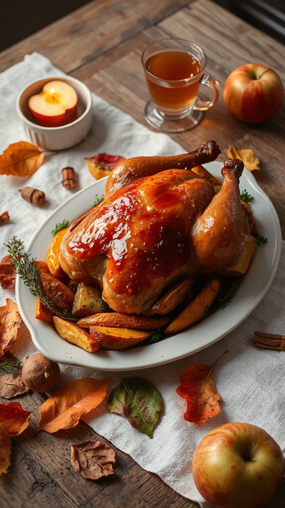 autumn apple cider chicken