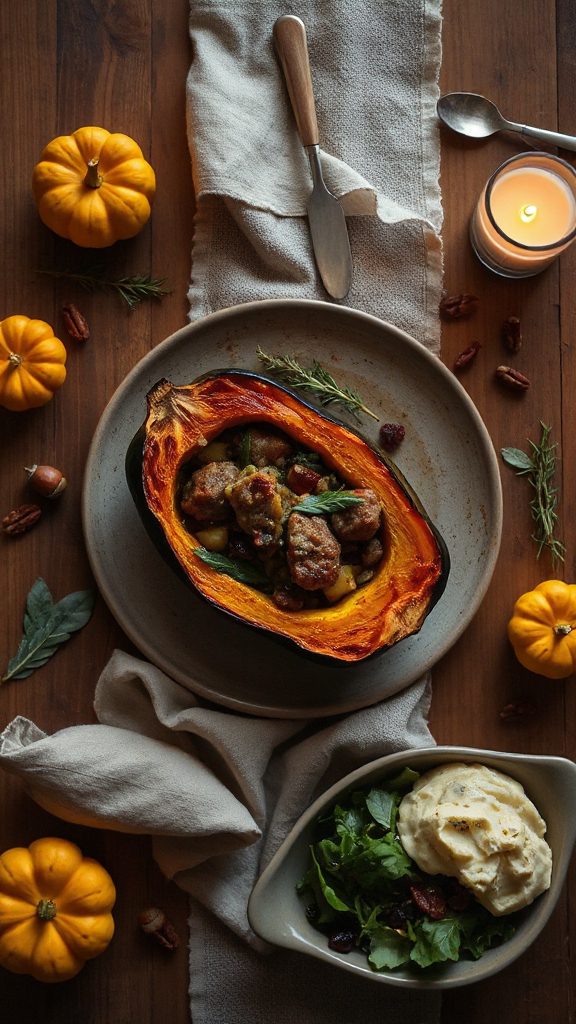 autumn apple sausage delight