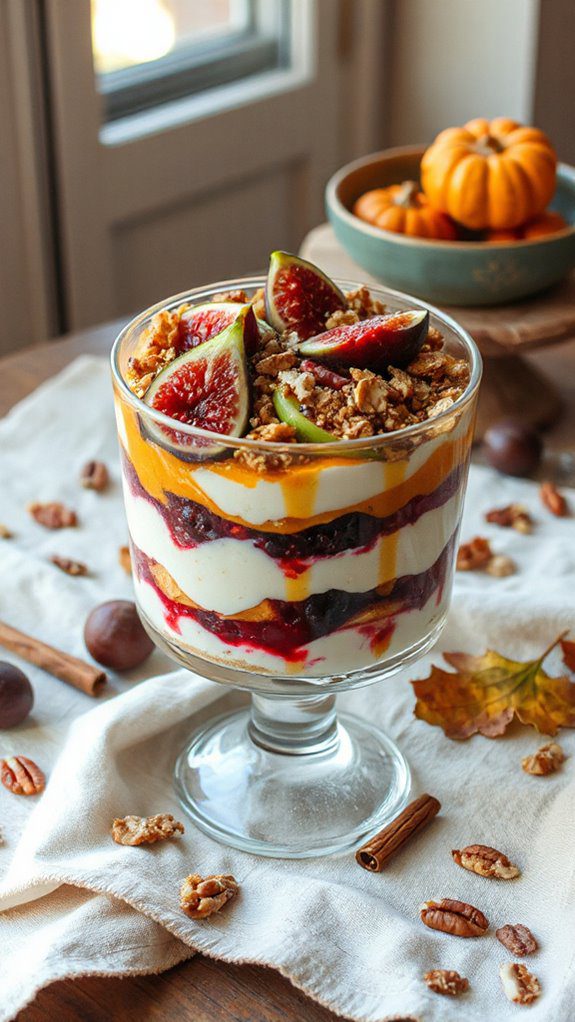 autumn fruit yogurt parfait autumn fruit yogurt parfait