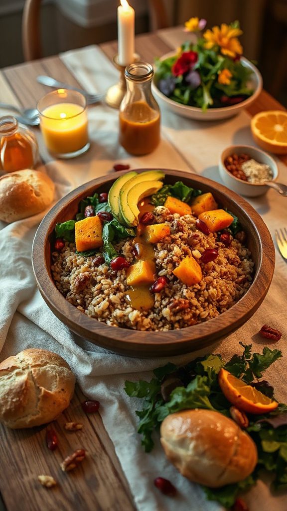 autumn inspired nourishing grain bowl