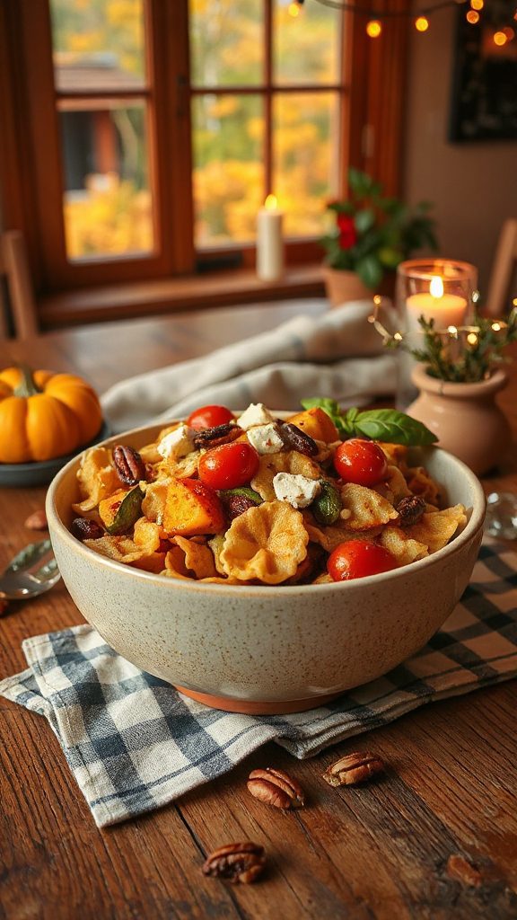 autumn inspired pasta salad delight